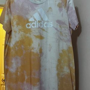 Adidas long shirt tie dye